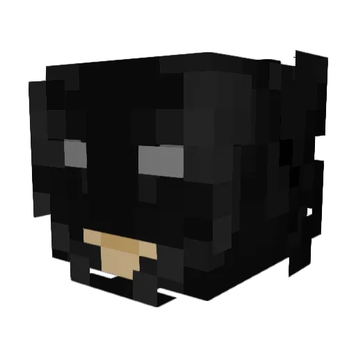 BramJV Minecraft avatar head, 3D render