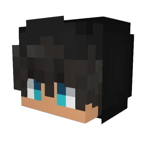 BramMadoutje Minecraft avatar head, 3D render