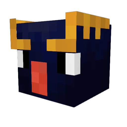 BramMarb Minecraft avatar head, 3D render