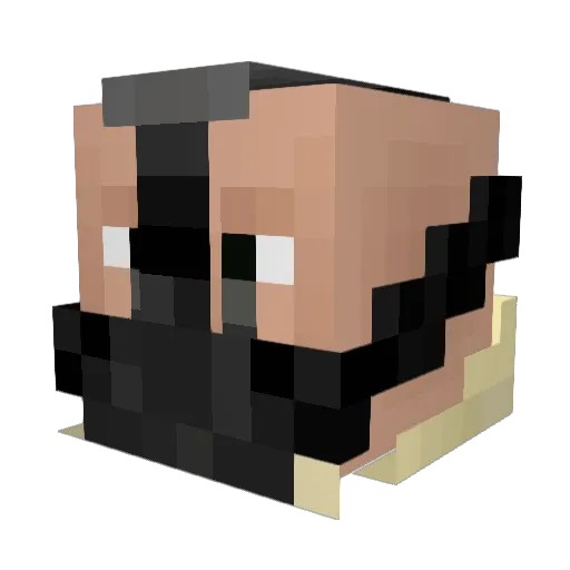 Brammie4 Minecraft avatar head, 3D render