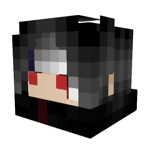 Bramus47 Minecraft avatar head, 3D render