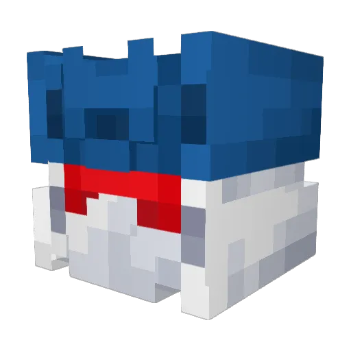BranBranTF Minecraft avatar head, 3D render