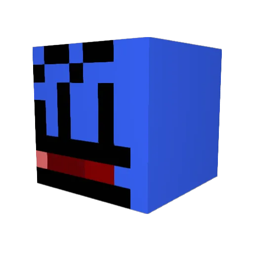 BranDexterXtreme Minecraft avatar head, 3D render