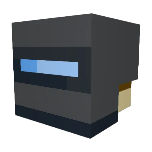 BranGaming Minecraft avatar head, 3D render