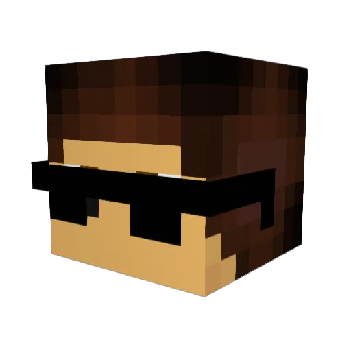 Branchvlr Minecraft avatar head, 3D render