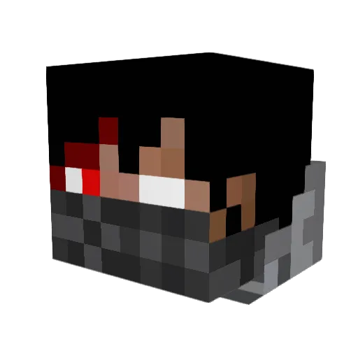 Brancraft1 Minecraft avatar head, 3D render