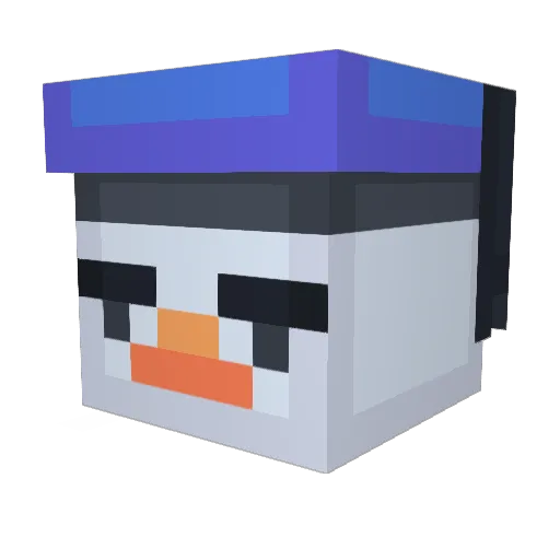 Brand0nmg Minecraft avatar head, 3D render