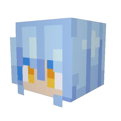Brandabs19 Minecraft avatar head, 3D render