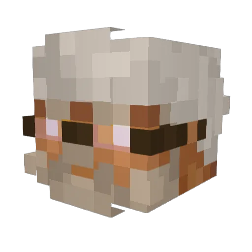 Brander5384 Minecraft avatar head, 3D render