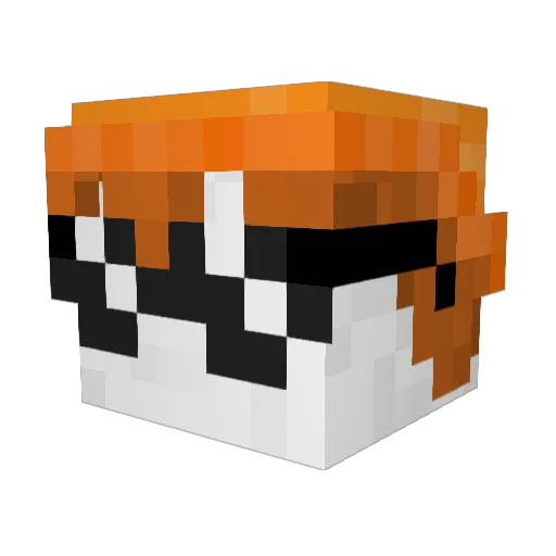 BrandingleJingle Minecraft avatar head, 3D render