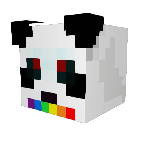 Brando2490 Minecraft avatar head, 3D render