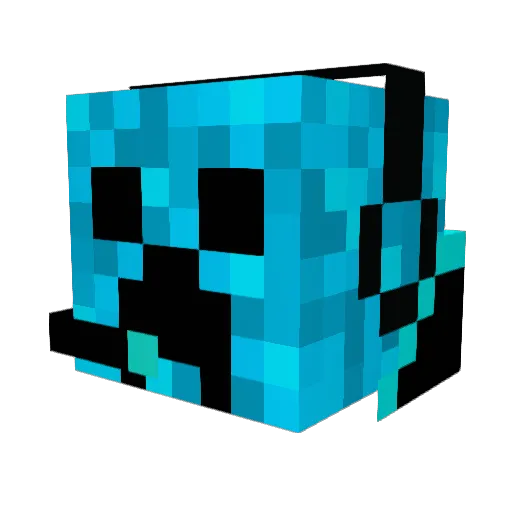 Brandon101 Minecraft avatar head, 3D render