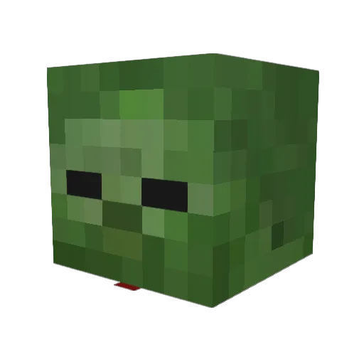 Brandon32x23 Minecraft avatar head, 3D render