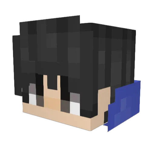 BrandonCe Minecraft avatar head, 3D render