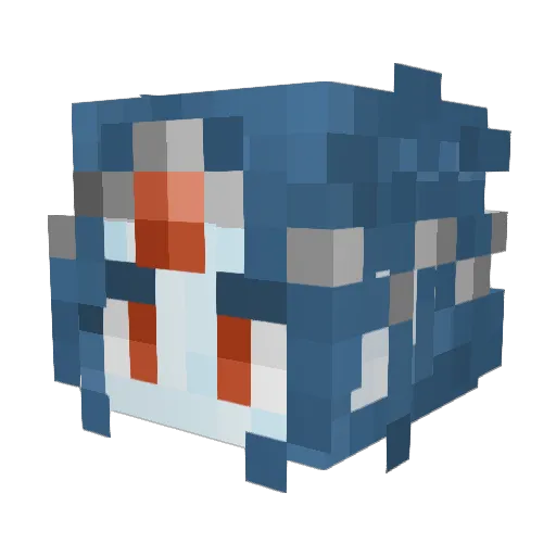 BrandonVout Minecraft avatar head, 3D render