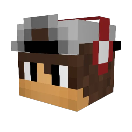 Brandonbeats123 Minecraft avatar head, 3D render