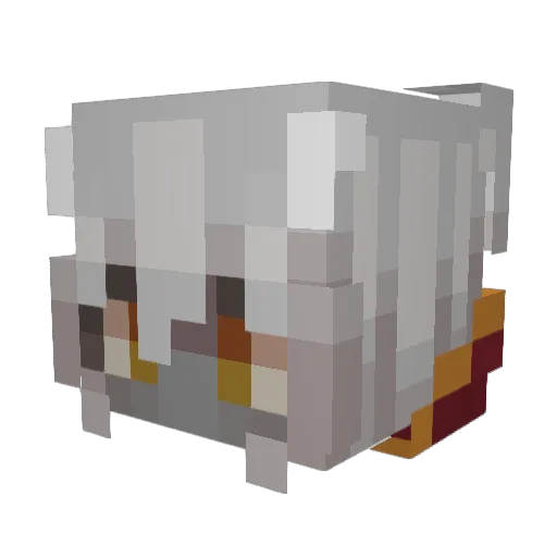 Brandonious Minecraft avatar head, 3D render