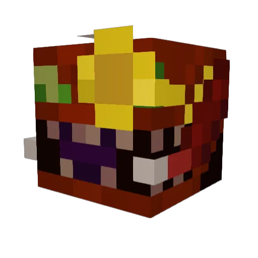 Brandoyyy Minecraft avatar head, 3D render