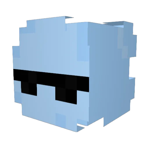 Brandzie_ Minecraft avatar head, 3D render