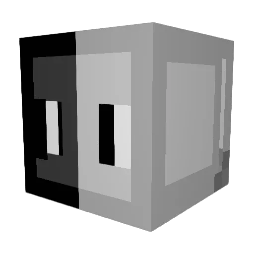 Branexo Minecraft avatar head, 3D render