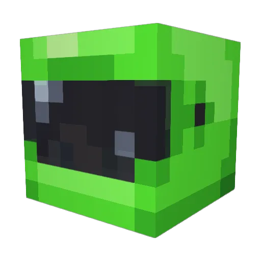 Brangers Minecraft avatar head, 3D render