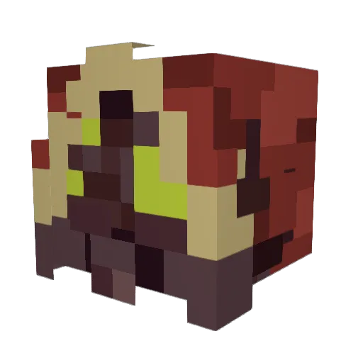 Brangh Minecraft avatar head, 3D render