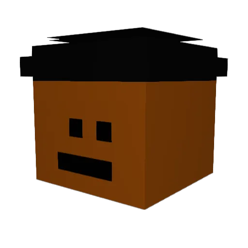 BranickejBuh Minecraft avatar head, 3D render