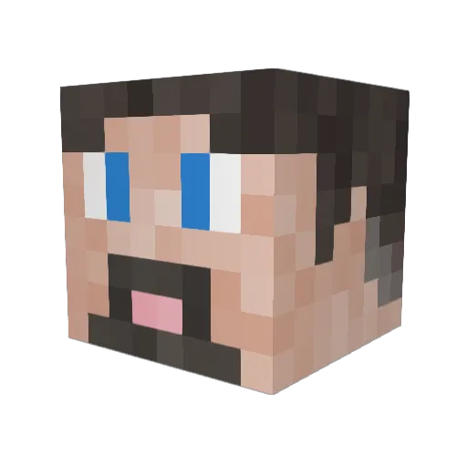 Branman8297 Minecraft avatar head, 3D render