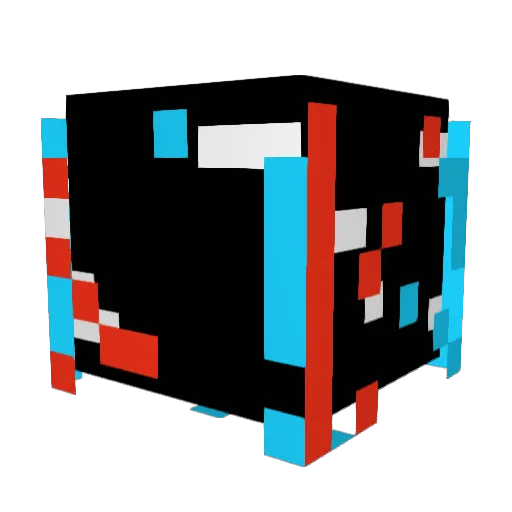 BranpaRedStone Minecraft avatar head, 3D render
