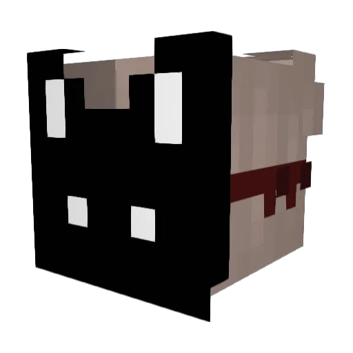 BranquinhaaeeC Minecraft avatar head, 3D render