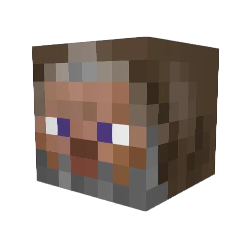 Brap_God Minecraft avatar head, 3D render