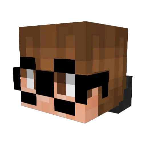 Brapmag93 Minecraft avatar head, 3D render