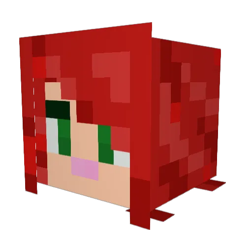 BrassOwl Minecraft avatar head, 3D render