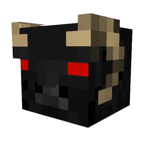 Bratholz Minecraft avatar head, 3D render