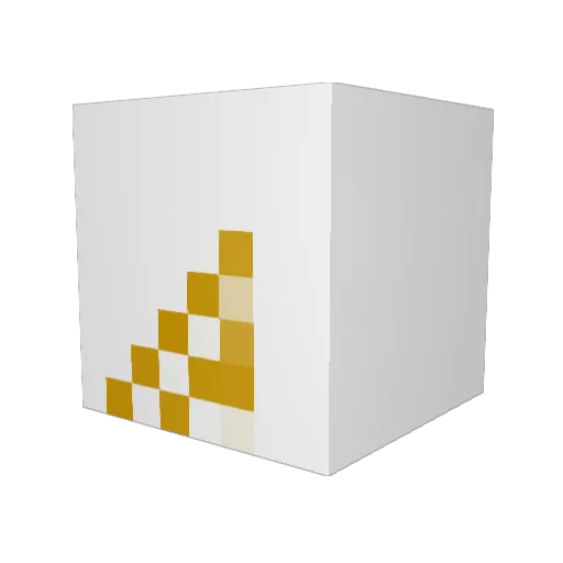 BratuBK Minecraft avatar head, 3D render
