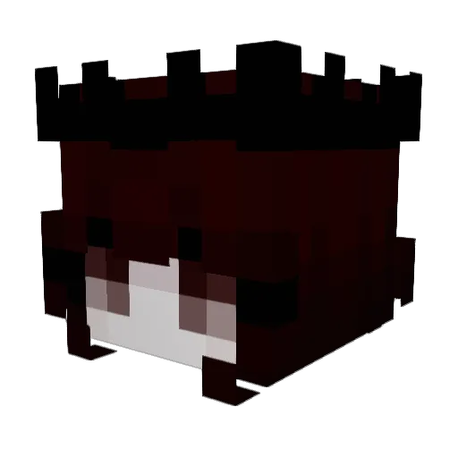 BratvaXEntite Minecraft avatar head, 3D render