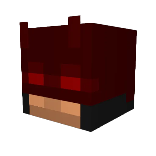 BrauMen07 Minecraft avatar head, 3D render
