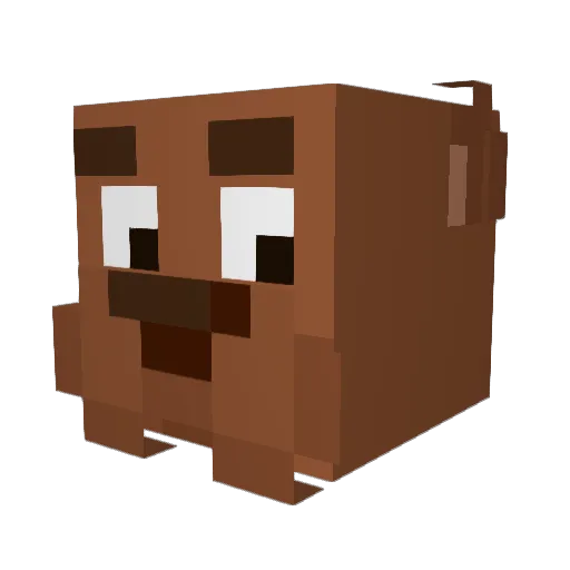 Braulio007 Minecraft avatar head, 3D render