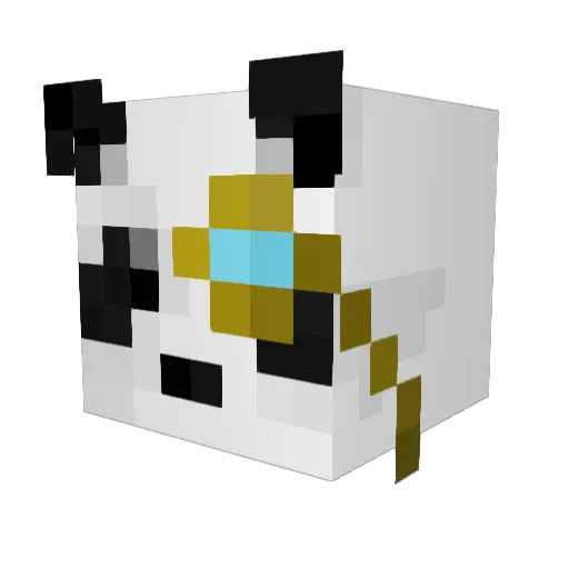 BrauseBaron Minecraft avatar head, 3D render