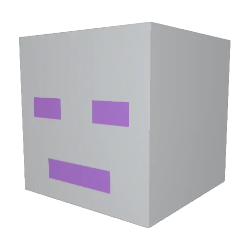 BraveWolf333 Minecraft avatar head, 3D render