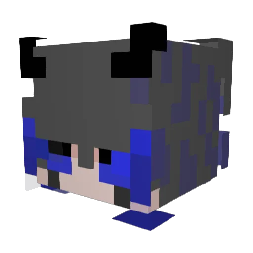 Brawlhalla Minecraft avatar head, 3D render