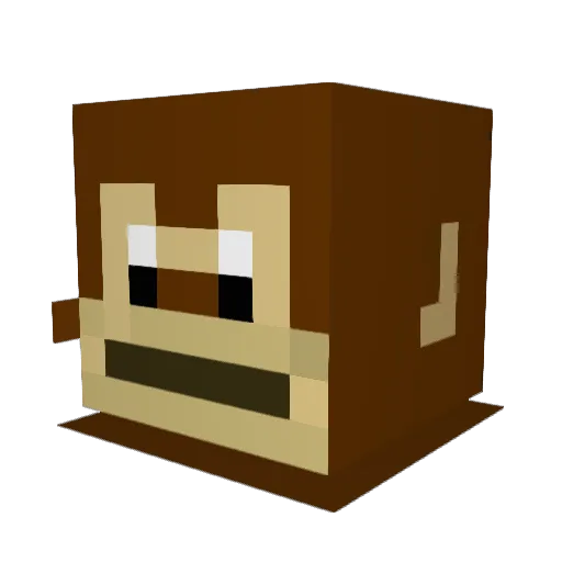BrawlyJaguar378 Minecraft avatar head, 3D render