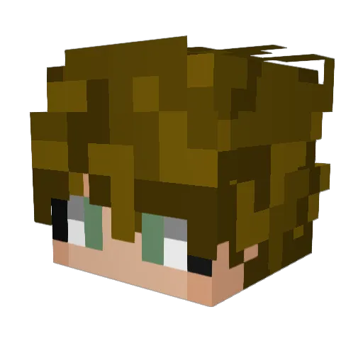 Brawny420 Minecraft avatar head, 3D render