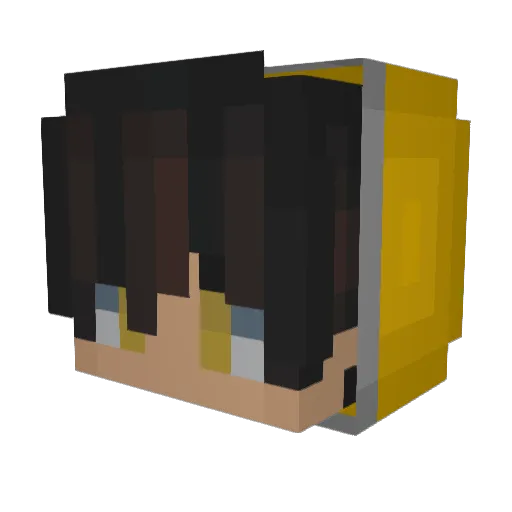 Braxton511 Minecraft avatar head, 3D render