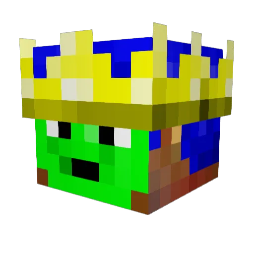 BraxtonBDK Minecraft avatar head, 3D render