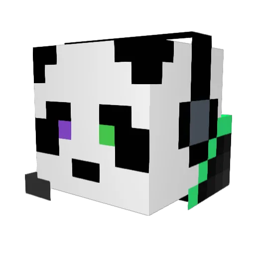 Braxtonds Minecraft avatar head, 3D render