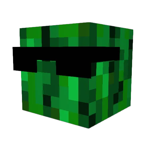 Braxtonian02 Minecraft avatar head, 3D render
