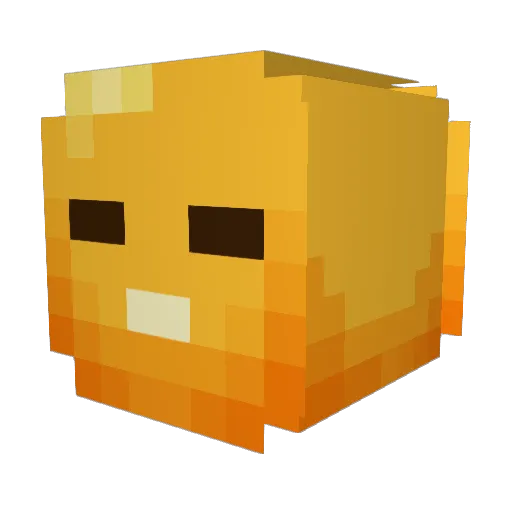 Braxxtton Minecraft avatar head, 3D render