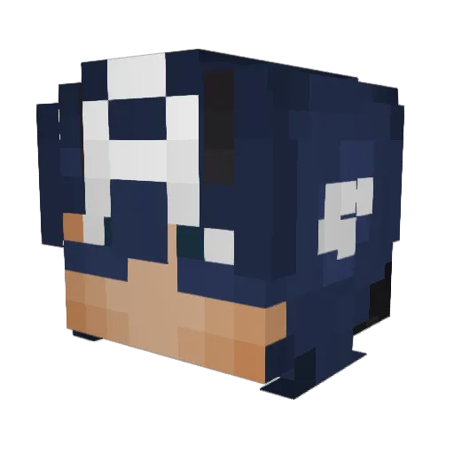 Brayan72 Minecraft avatar head, 3D render