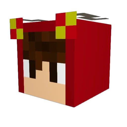BrayanAleXx Minecraft avatar head, 3D render